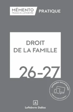 Mémento Droit de la famille 2026-2027