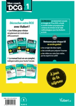Mon coach en DCG 1 : Fondamentaux du droit