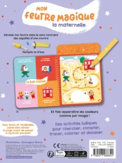 Mon feutre magique - La maternelle - avec feutre à réservoir d'eau