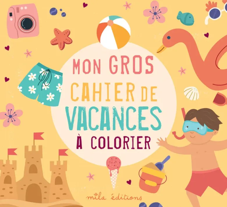 Mon gros cahier de vacances à colorier
