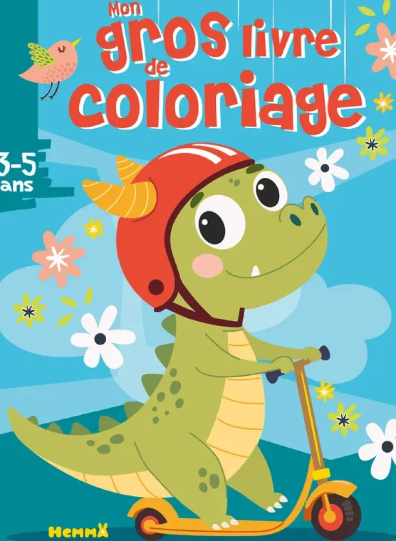 Mon gros livre de coloriage (Croco trotinette)