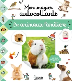 Mon imagier autocollants - Animaux familiers