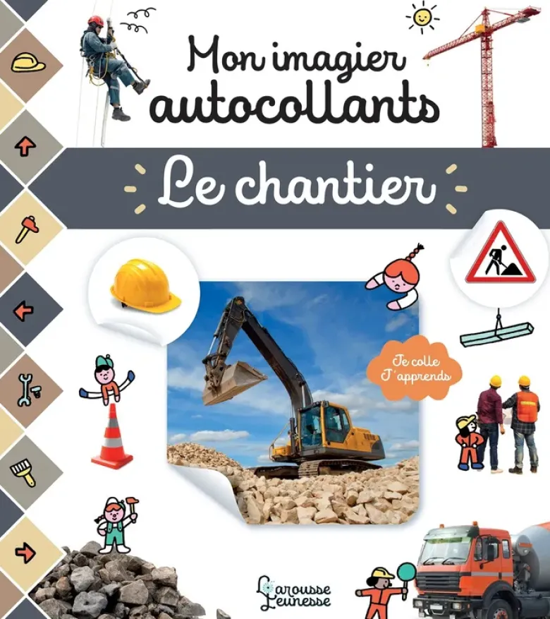Mon imagier autocollants - Le chantier