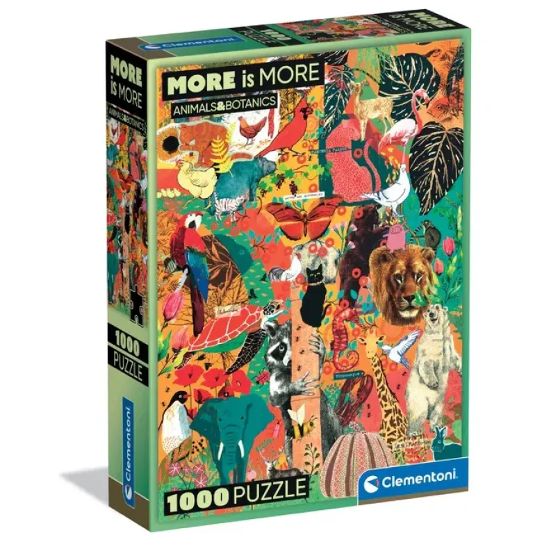 More Is More - Animals & Botanics Puzzle 1000Pcs