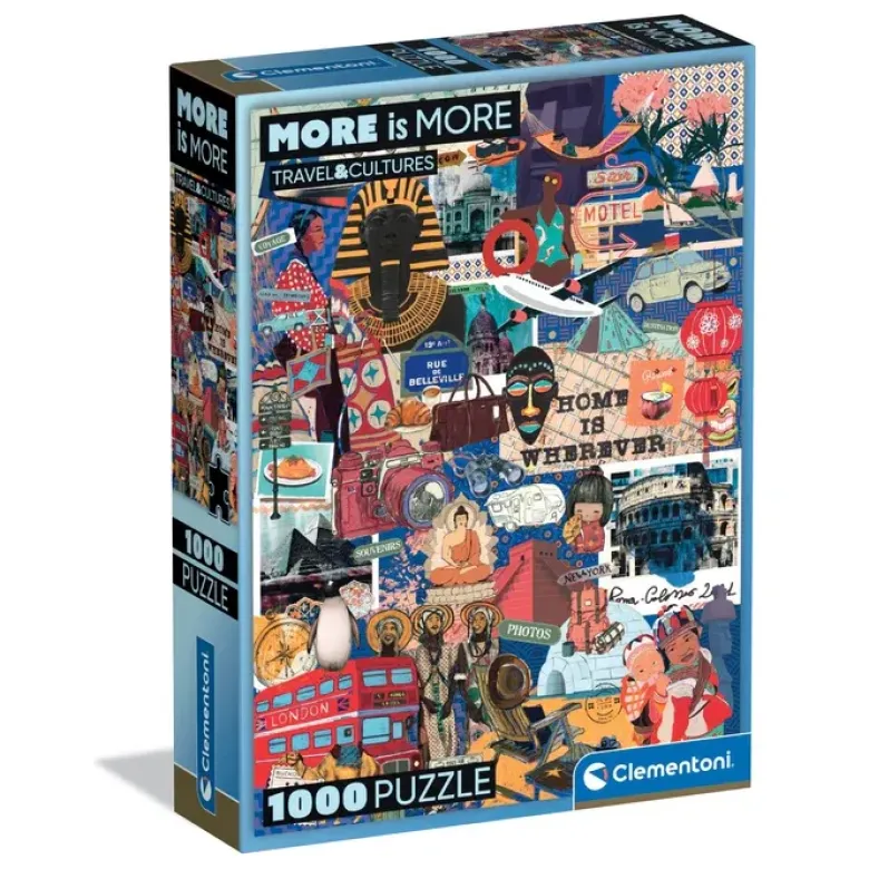 More Is More - Travel & Cultures Puzzle 1000Pcs