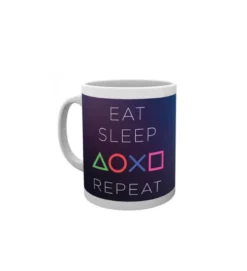 Mug Playstation "Eat, sleep, repeat"