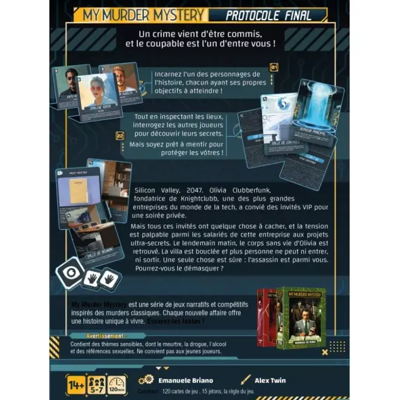 My Murder Mystery : Protocole Final