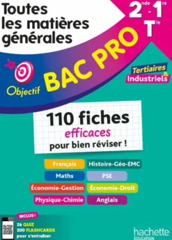 Objectif Bac Pro (2de/1re/Term ) - Toutes les matières générales - Bac 2027