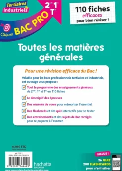 Objectif Bac Pro (2de/1re/Term ) - Toutes les matières générales - Bac 2027