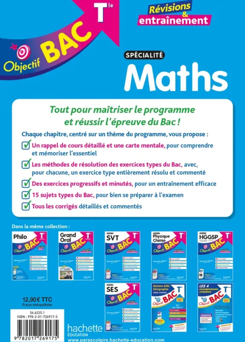 Objectif BAC 2027 - Tle spécialité Maths