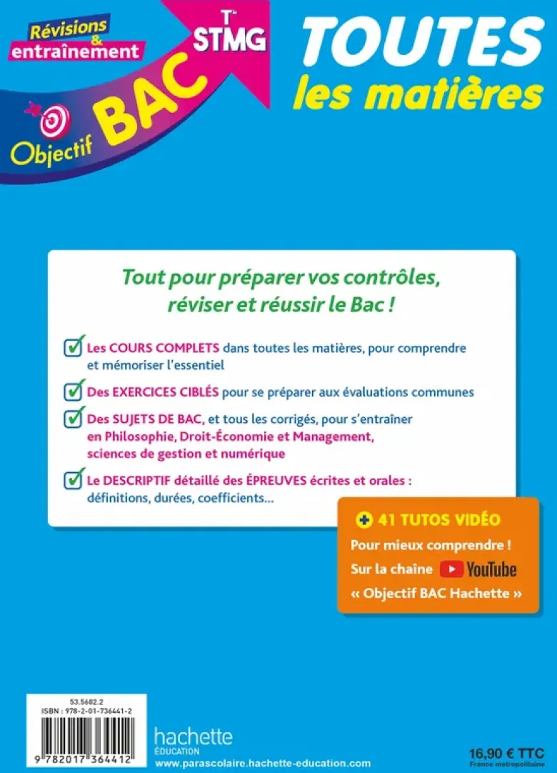 Objectif BAC 2027 - Toutes les matières Terminale STMG