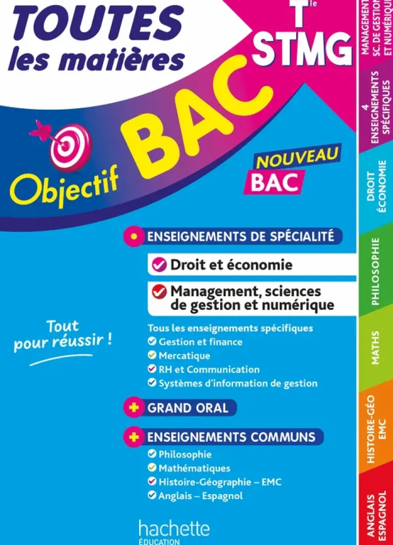 Objectif BAC 2027 - Toutes les matières Terminale STMG