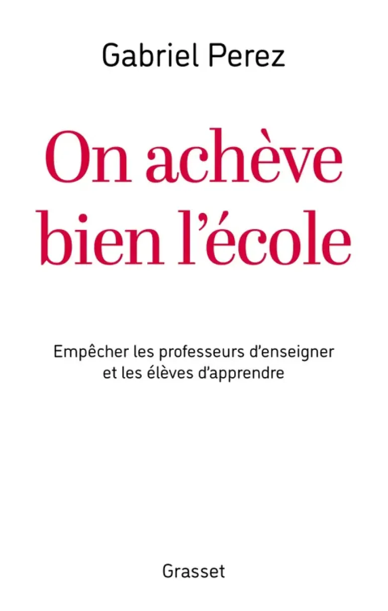 On achève bien l'école