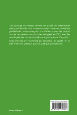 Ordonnances en rhumatologie 2025, 2e éd.