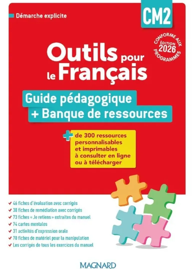 Outils pour le Français CM2 (2026) - Guide pédagogique + Banque de ressources