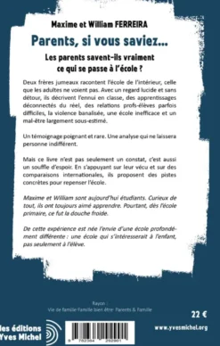 Parents si vous saviez …