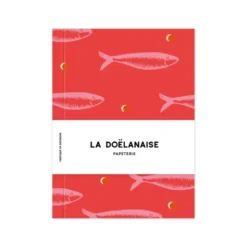 Petit carnet Sardines roses - pages blanches