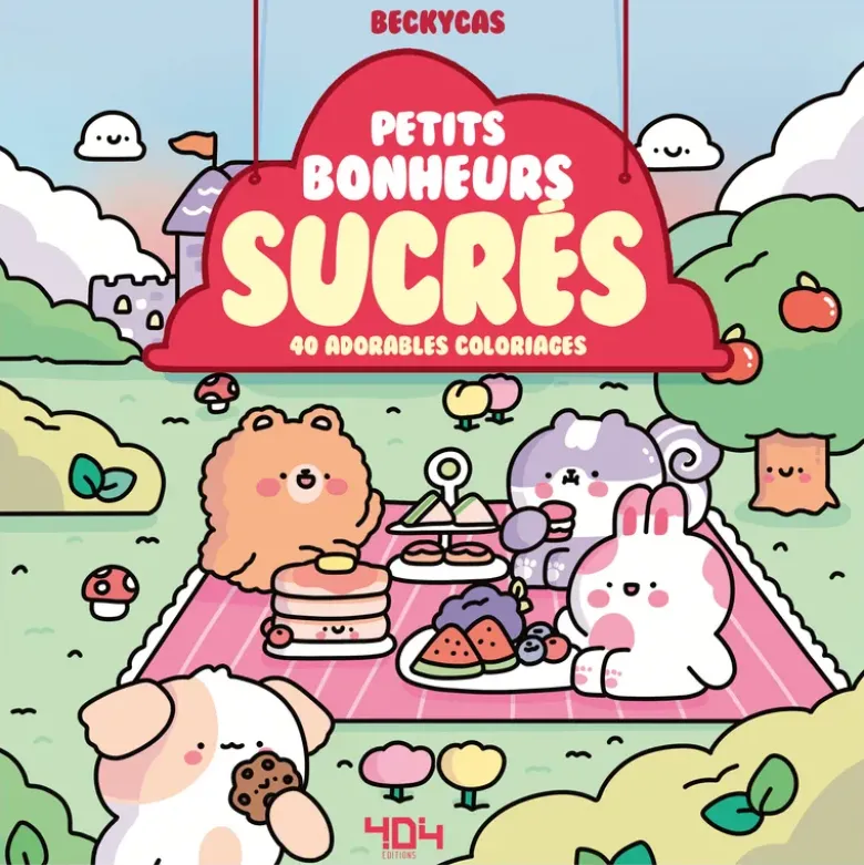 Petits bonheurs sucrés - 40 adorables coloriages