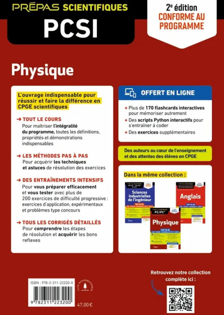 Physique PCSI - Tout-en-un - 2e édition