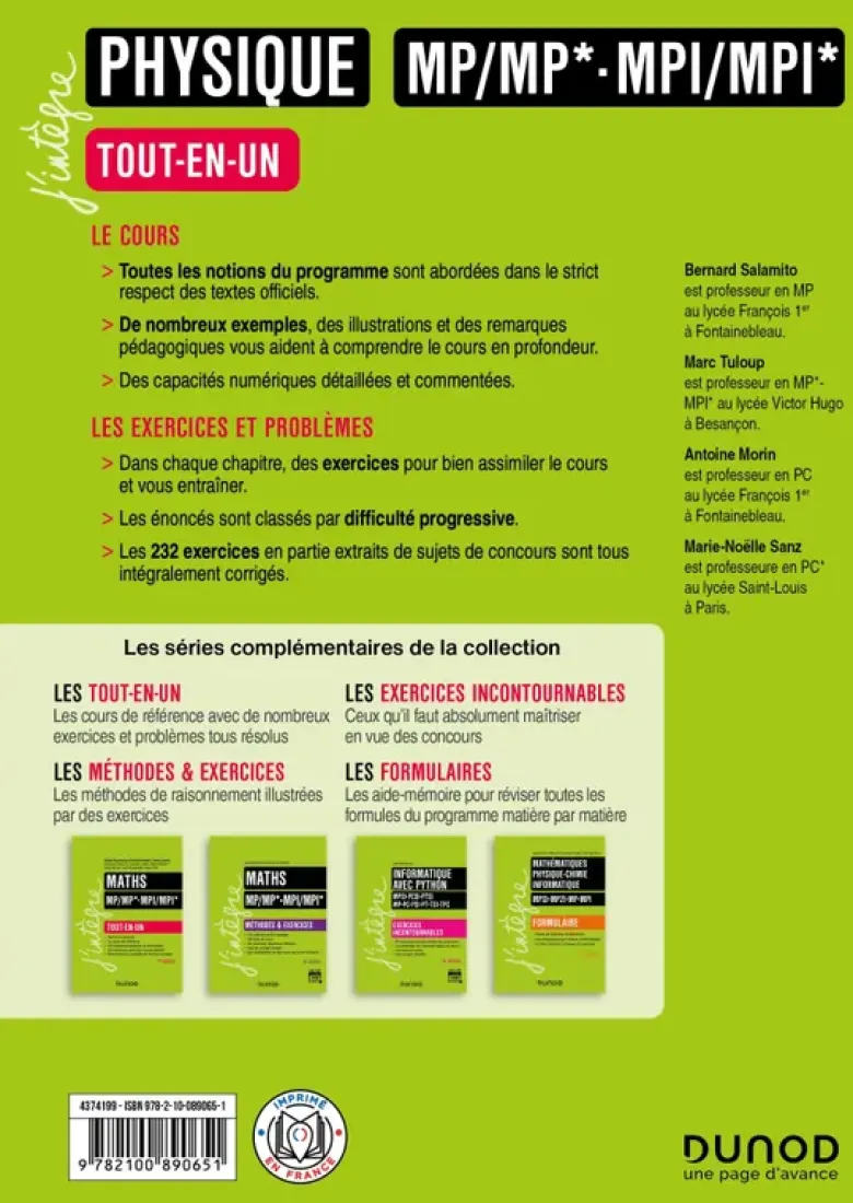 Physique Tout-en-un MP/MP*-MPI/MPI* - 6e éd.