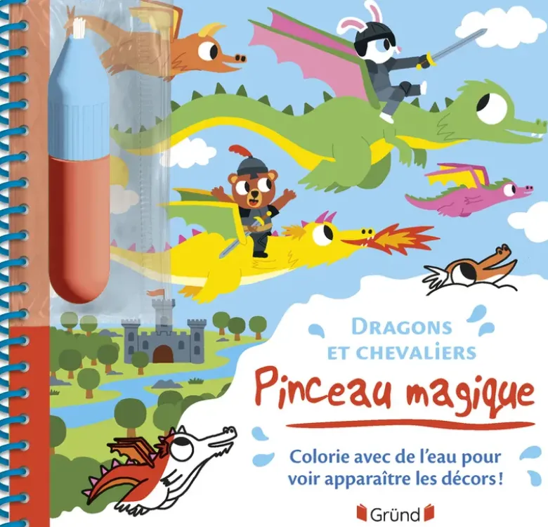 Pinceau magique - Dragons et chevaliers