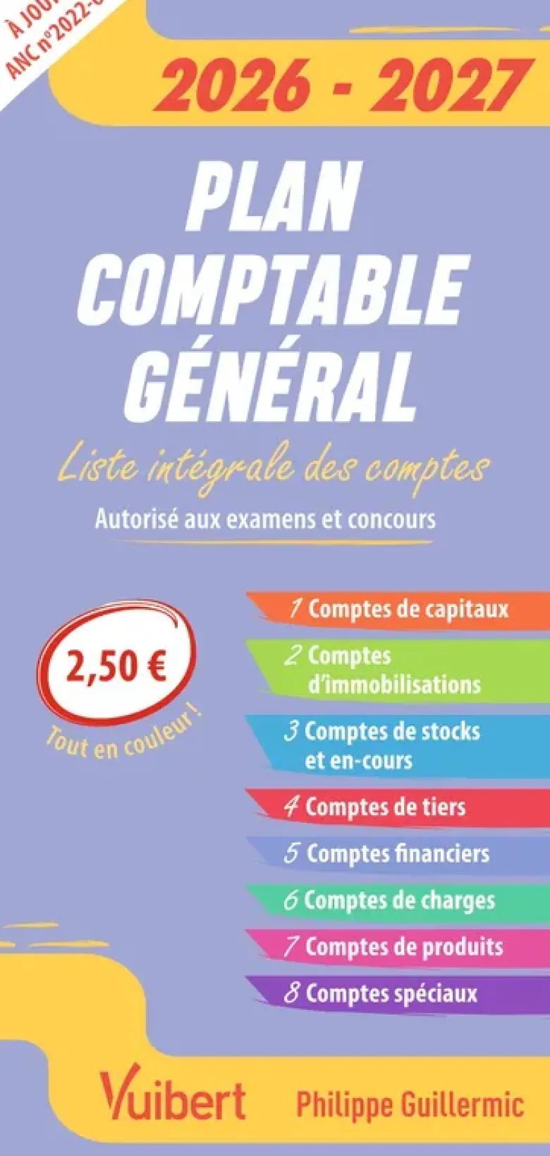 Plan comptable général 2026-2027 (autorisé aux examens et concours)