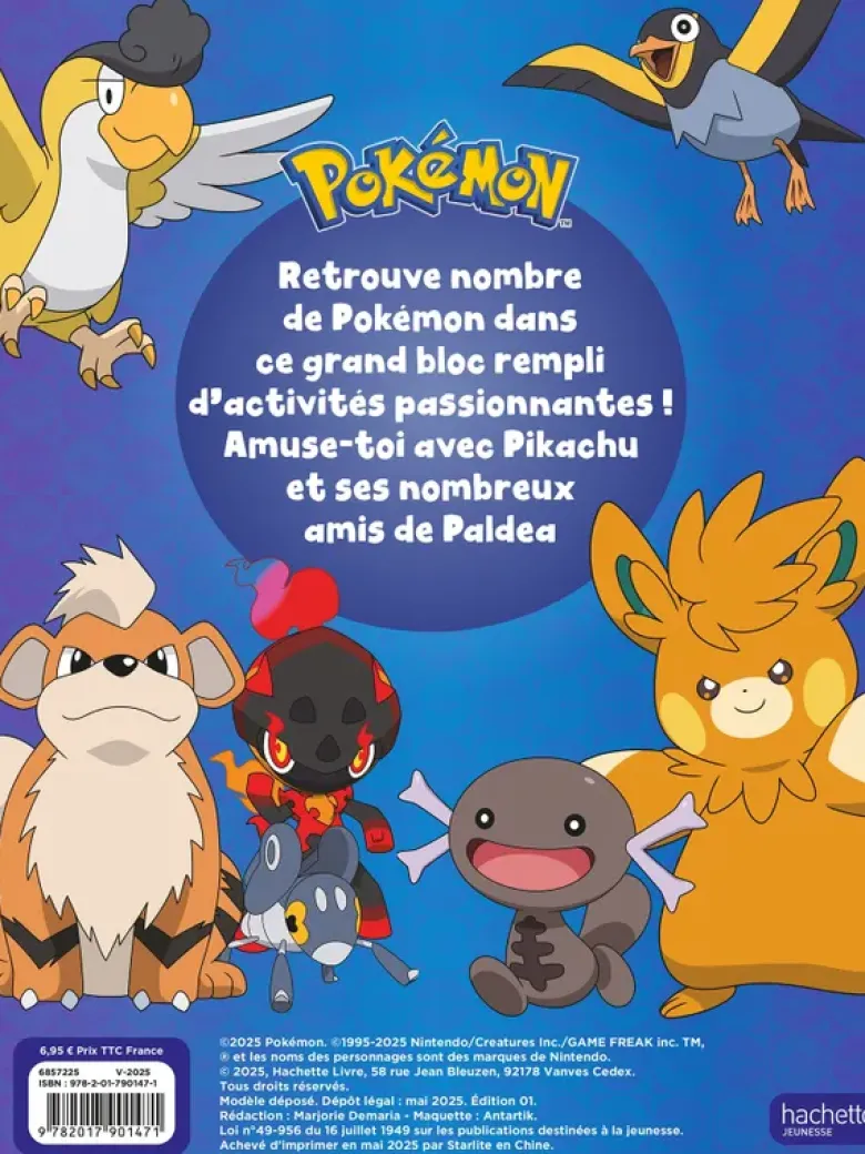 Pokémon - Mon grand bloc d'activités