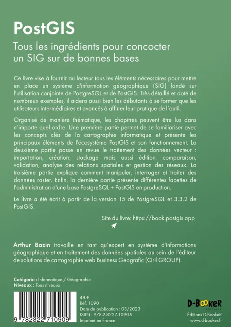 PostGIS – Tous les ingrédients pour concocter un SIG sur de bonnes bases