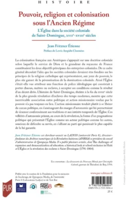 Pouvoir, religion et colonisation sous l'Ancien Régime