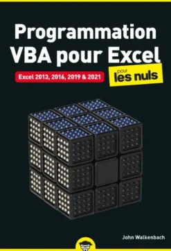 Programmation VBA pour Excel pour les Nuls poche - Nouvelle édition