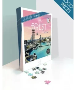 Puzzle Brest nord sud est - 1000 pièces