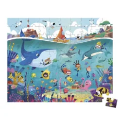 Puzzle en carton Les fonds marins 100 pièces