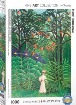 Puzzle "Femme dans une forêt exotique" Henri Julien Félix Rousseau - 1000 pièces
