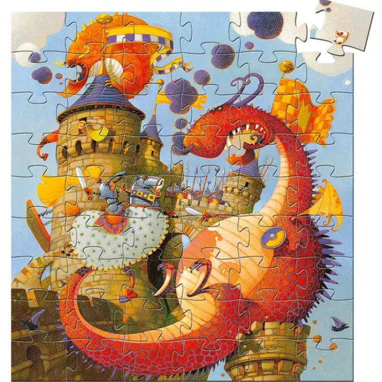 Puzzle 56 Pcs - Vaillant Et Le Dragon