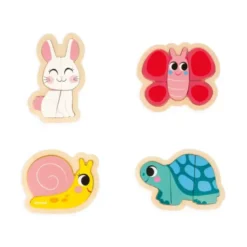 4 Puzzles Evolutifs - Jardin