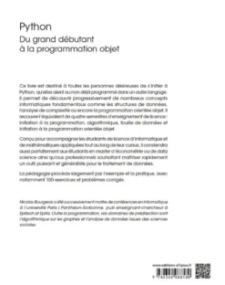 Python, du grand débutant à la programmation objet