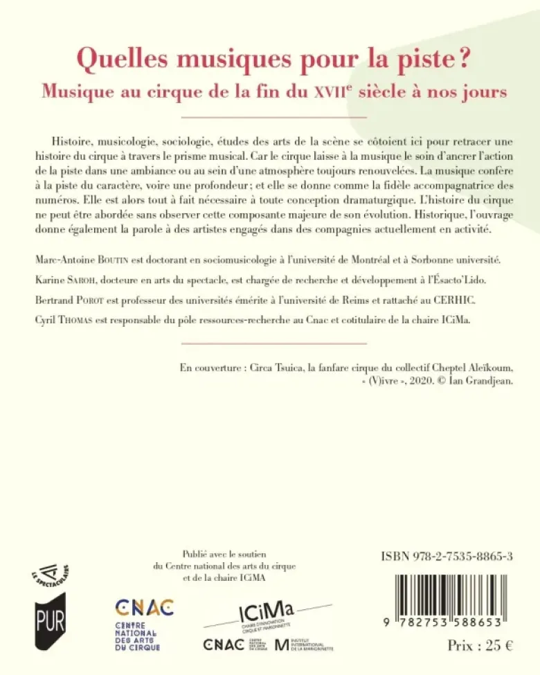 Quelles musiques pour la piste ?