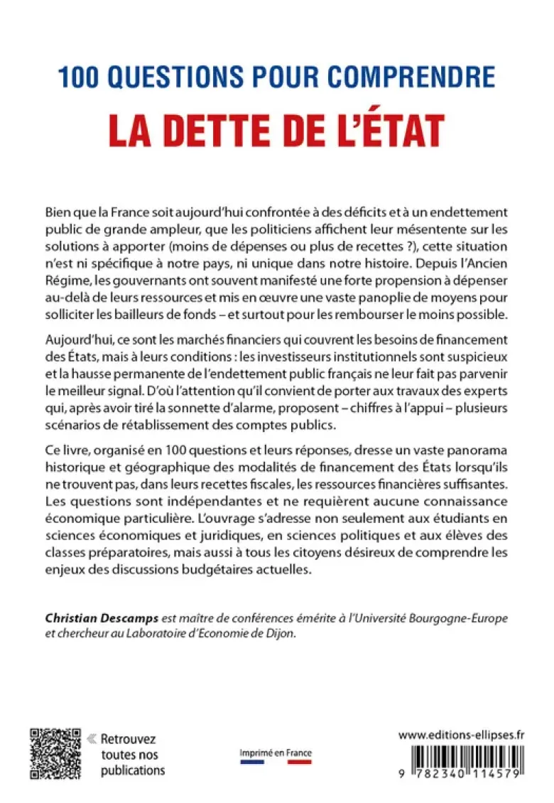 100 questions pour comprendre la dette de l'État