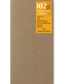 Recharge Papier Quadrillé 002 Traveler's Notebook