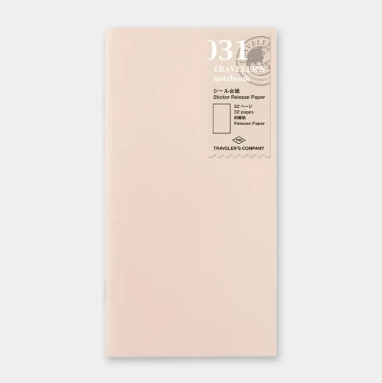 Recharge 031 Sticker release Traveler's Notebook