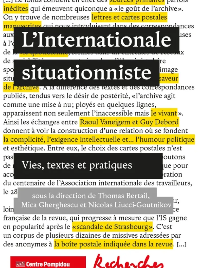 Recherches n° 4 - L'internationale situationniste.