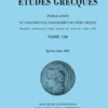 Revue des études grecques