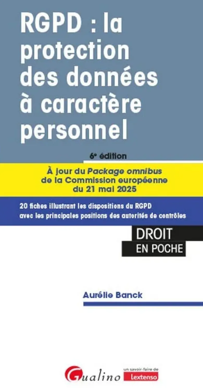 RGPD : la protection des données à caractère personnel