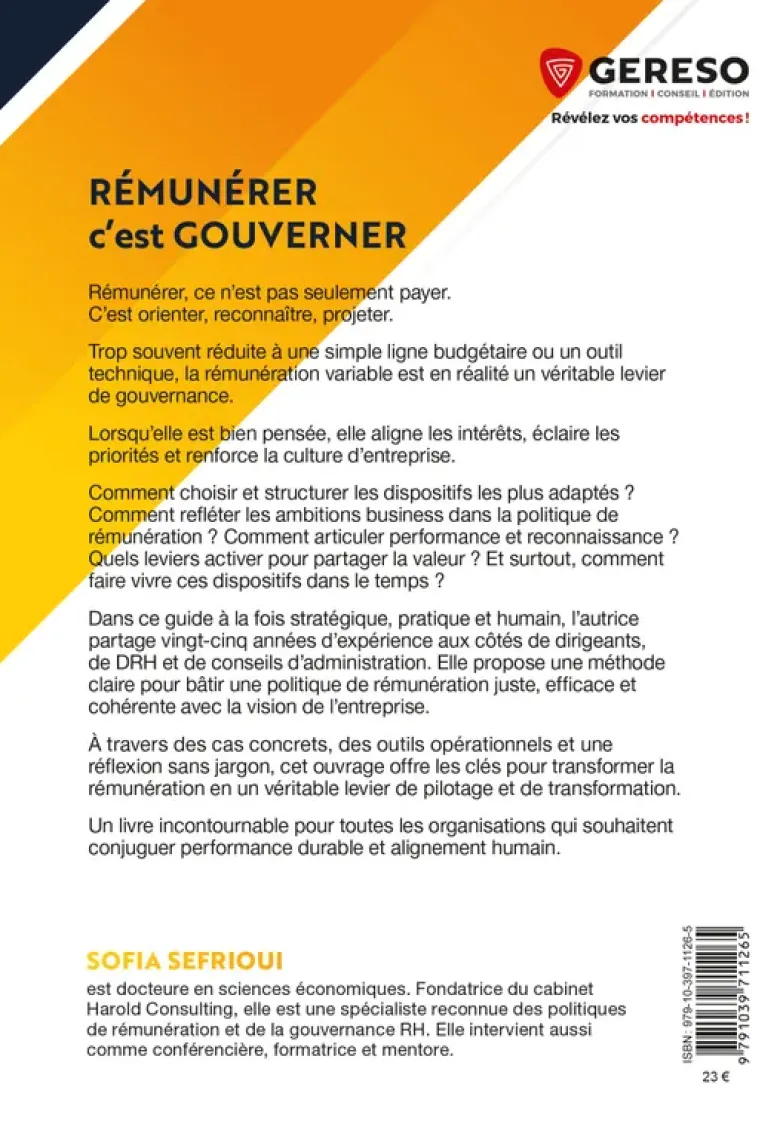 Rémunérer c'est gouverner