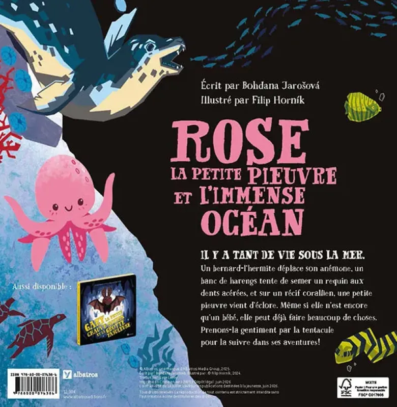 Rose la petite pieuvre et l'immense océan