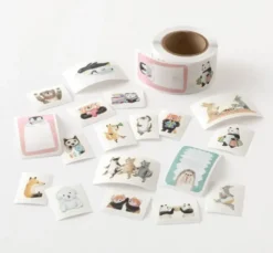 Rouleau de Stickers Yuru Log - Animaux