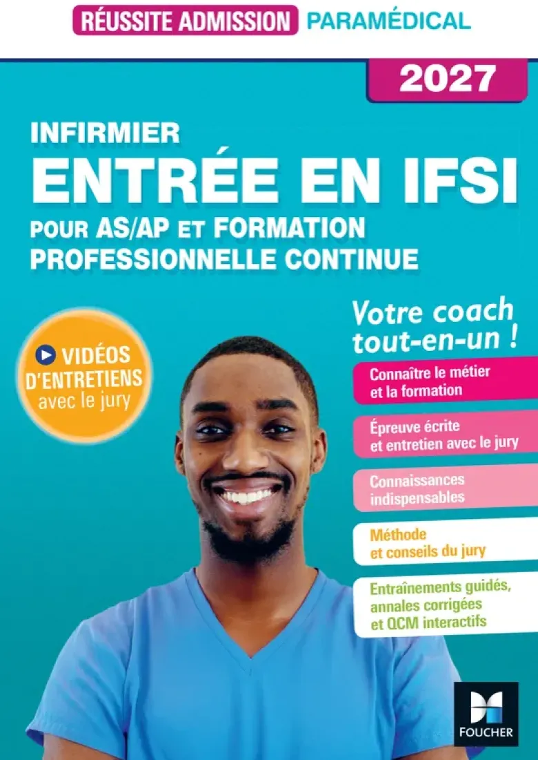 Réussite admission IFSI - Formation professionnelle Continue + AS/AP 2027