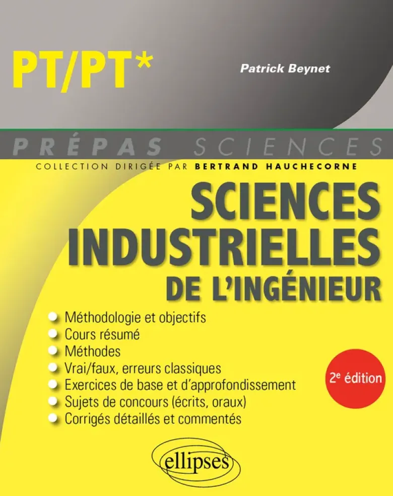 Sciences industrielles de l'ingénieur PT/PT*