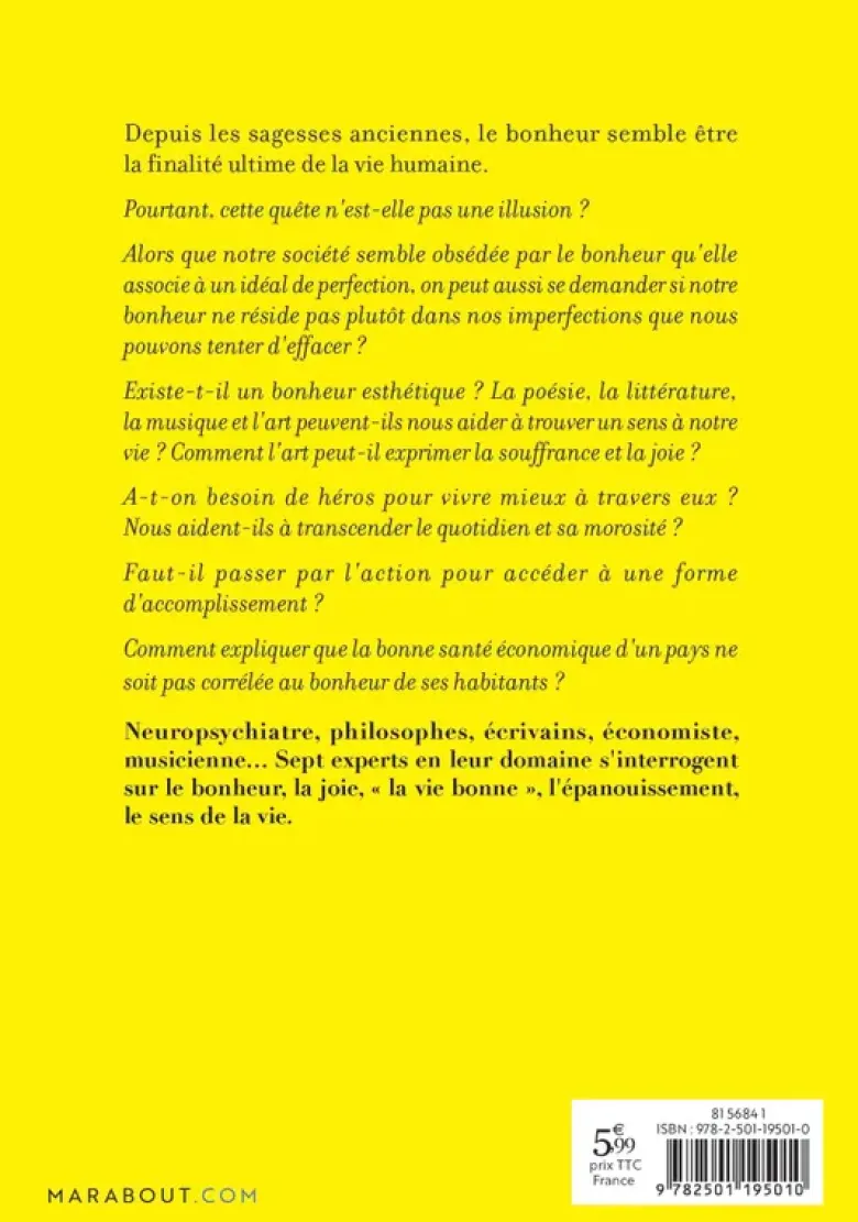Sept voix sur le bonheur