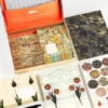 Set Correspondance Marbled paper design